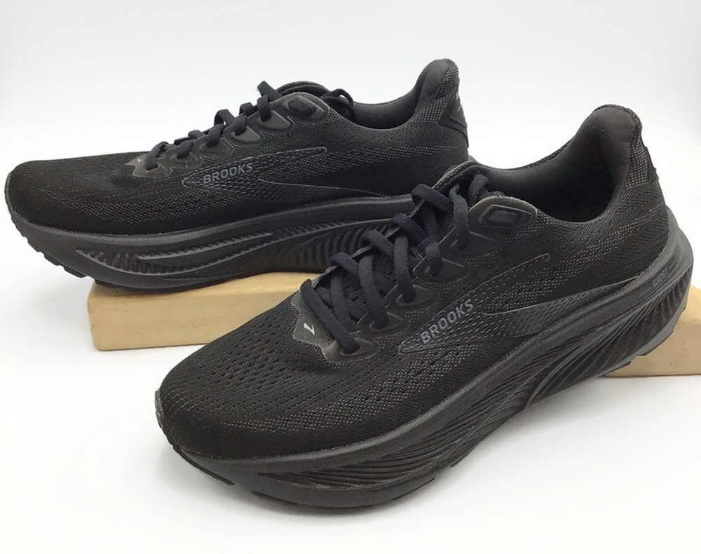 Brooks Ghost 17 Womens Running Shoes Size 8.5 Black/Black Sneakers
